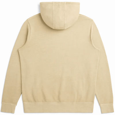 Am image of a Custom Original Favorites Organic Cotton French Terry Hooded Sweatshirt in Dune!
