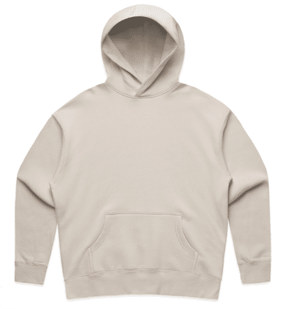Am image of a Custom AS Colour Womens Relax Hood in Bone!