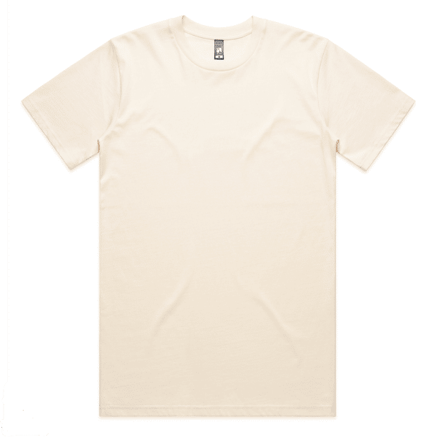 Am image of a Custom AS Colour Men's Classic Tee in Ecru!