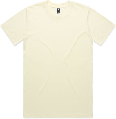 Am image of a Custom AS Colour Men's Classic Tee in Butter!