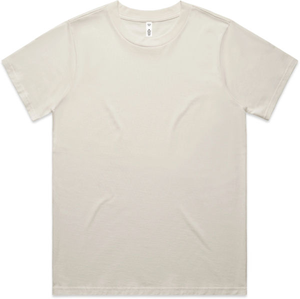 Am image of a Custom AS Colour Womens Classic Tee in Bone!