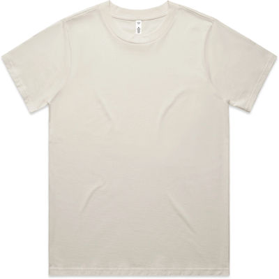 Am image of a Custom AS Colour Womens Classic Tee in Bone!