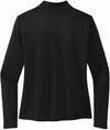 Am image of a Custom Nike Dri Fit Element Half Zip Ladies Top in Black!