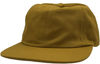 Am image of a Custom Nissi Washed Cotton 5 Panels Flat Bill Cap in Mustard!