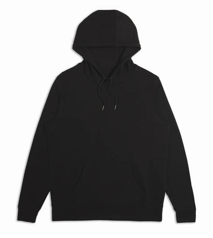 Original Favorites Organic Cotton French Terry Hooded Sweatshirt in Black