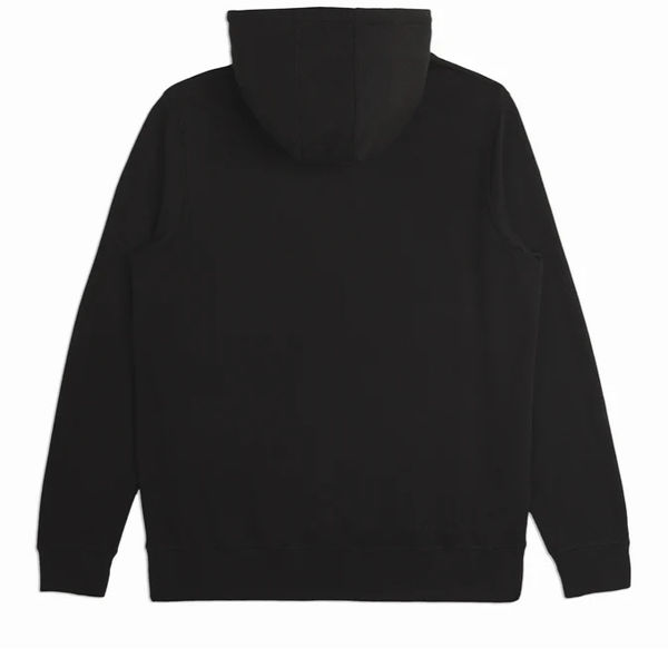 Am image of a Custom Original Favorites Organic Cotton French Terry Hooded Sweatshirt in Black!
