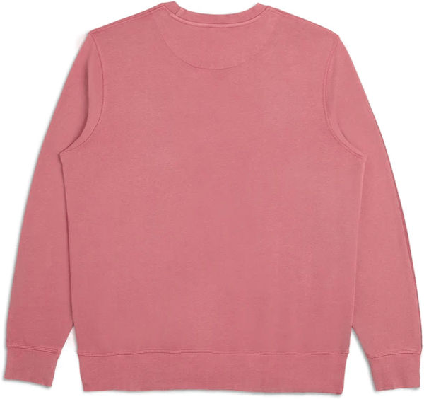 Am image of a Custom Original Favorites Organic Cotton French Terry Crewneck Sweatshirt in Rosewood!