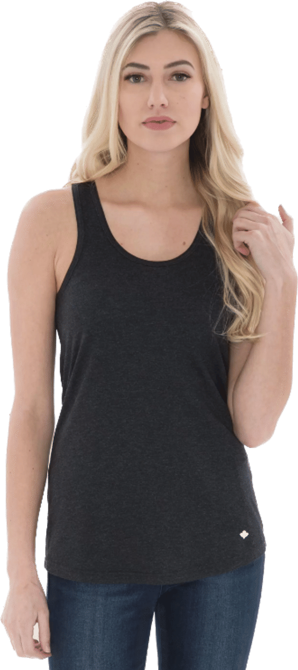 An image of a Custom Koi Triblend Racerback Ladies Tank!
