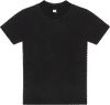 Am image of a Custom LA Apparel Rib Mock Neck Top in Black!