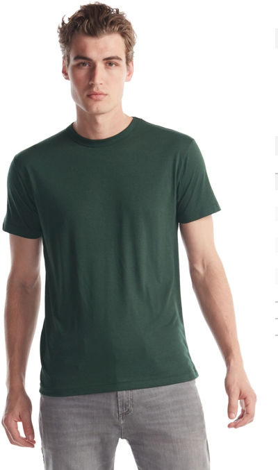 Am image of a Custom Jerico Bamboo T Shirt in Forest!