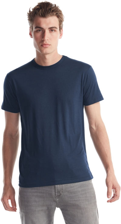 Am image of a Custom Jerico Bamboo T Shirt in Midnight Blue!