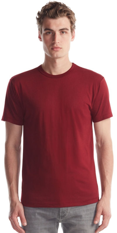 Am image of a Custom Jerico Bamboo T Shirt in Bordeaux!