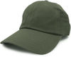 Am image of a Custom Nissi Washed Cotton Dad Cap in Olive!