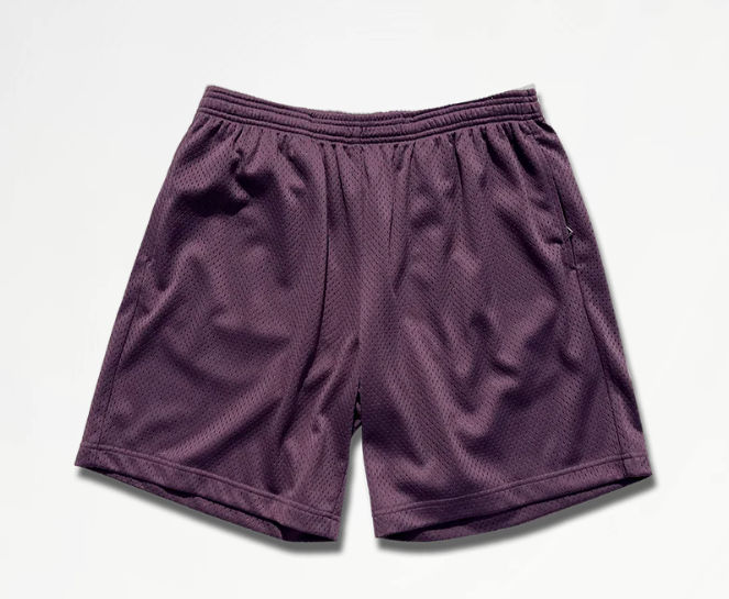 Made Blanks Practice Mesh Shorts in Arctic Dusk Violet