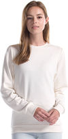 Am image of a Custom Jerico Three End Bamboo Fleece Crewneck Sweatshirt in Natural!