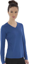 An image of a Custom ATC Pro Team Long Sleeve V Neck Ladies Tee!