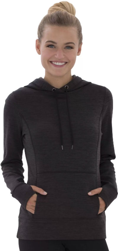 An image of a Custom ATC Dynamic Heather Fleece Hooded Ladies Sweatshirt!
