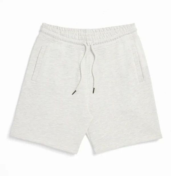 Am image of a Custom Original Favorites Organic Cotton Sweatshorts in Ash Heather!