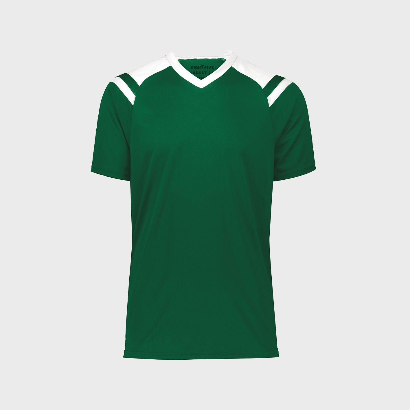 A photo of a custom soccer jersey that you can print your design on!
