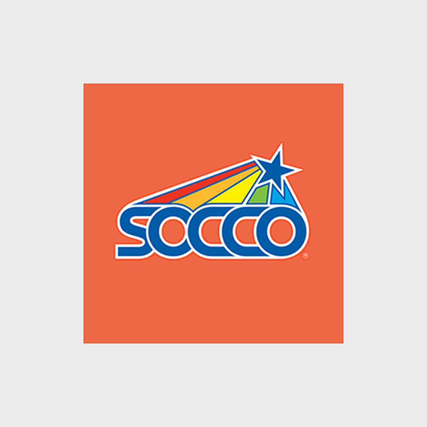 Image of the Socco brand you can screen print and embroider on