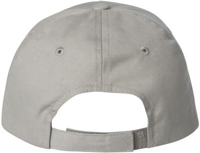 Am image of a Custom Sportsman Adult Cotton Twill Cap in Grey!