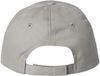Am image of a Custom Sportsman Adult Cotton Twill Cap in Grey!