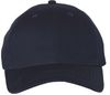 Am image of a Custom Sportsman Adult Cotton Twill Cap in Navy!