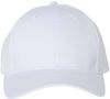 Am image of a Custom Sportsman Adult Cotton Twill Cap in White!