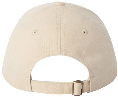 Am image of a Custom Sportsman Heavy Brushed Twill Structured Cap in Khaki!