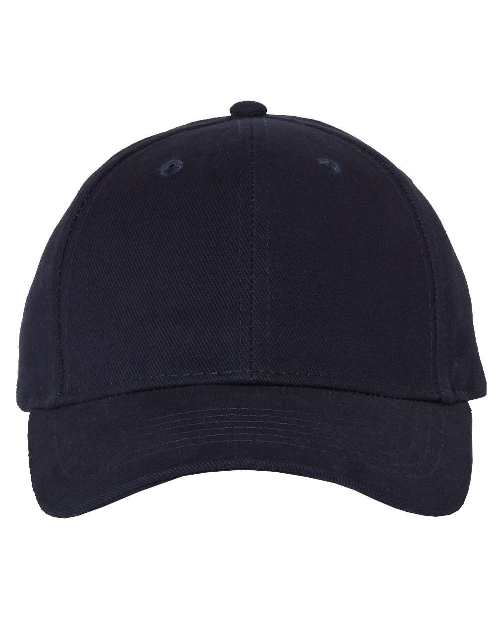 Sportsman Heavy Brushed Twill Structured Cap in Navy