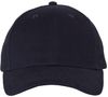 Am image of a Custom Sportsman Heavy Brushed Twill Structured Cap in Navy!
