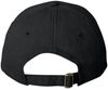 Am image of a Custom Sportsman Structured Cap in Black!