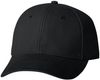 Am image of a Custom Sportsman Structured Cap in Black!