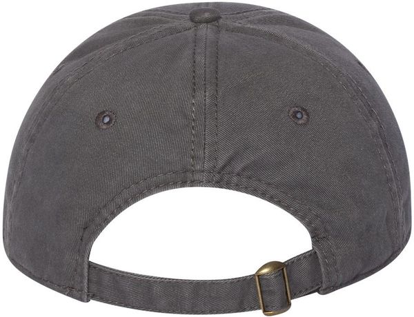 Am image of a Custom Sportsman Structured Cap in Charcoal!