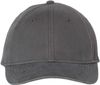 Am image of a Custom Sportsman Structured Cap in Charcoal!