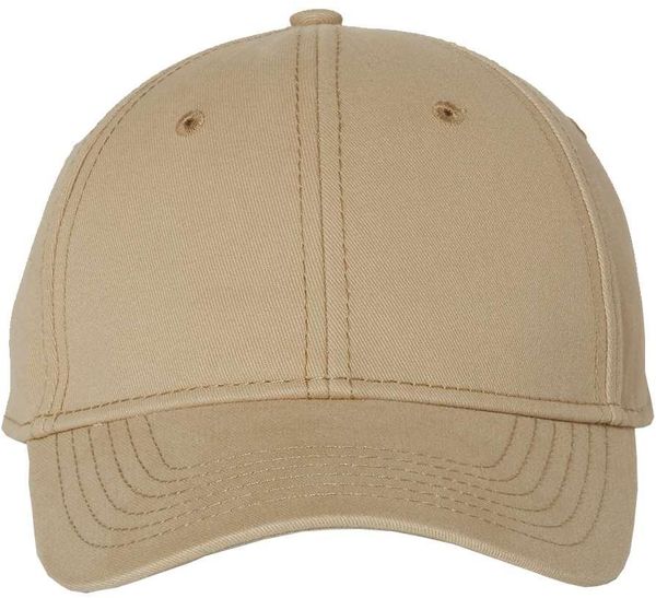Am image of a Custom Sportsman Structured Cap in Khaki!