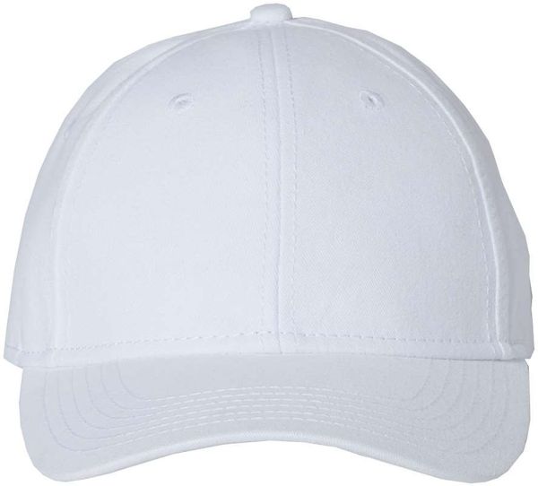 Am image of a Custom Sportsman Structured Cap in White!