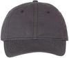 Am image of a Custom Sportsman Unstructured Cap in Charcoal!