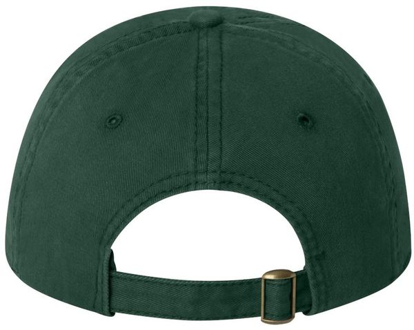 Am image of a Custom Sportsman Unstructured Cap in Dark Green!