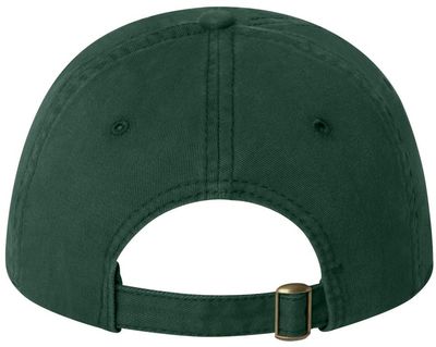 Am image of a Custom Sportsman Unstructured Cap in Dark Green!