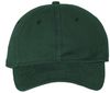 Am image of a Custom Sportsman Unstructured Cap in Dark Green!