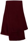 Am image of a Custom Knit Scarf in Maroon!