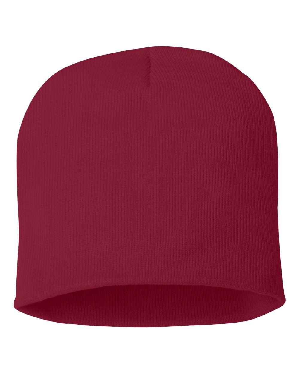 Sportsman 8 Inch Knit Beanie in Cardinal