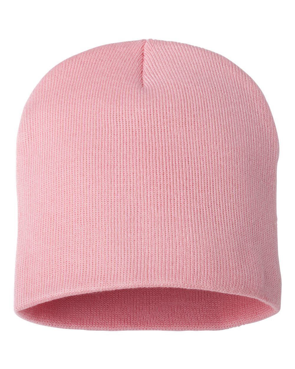Sportsman 8 Inch Knit Beanie in Pink