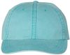 Am image of a Custom Sportsman Pigment Dyed Cap in Aqua!