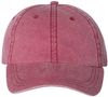 Am image of a Custom Sportsman Pigment Dyed Cap in Cardinal!