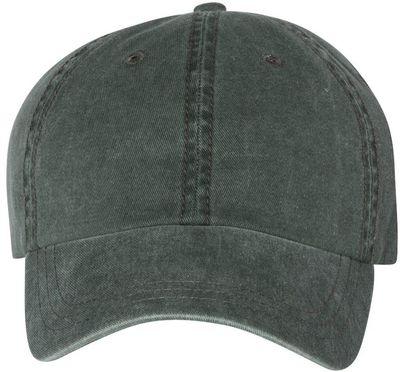 Am image of a Custom Sportsman Pigment Dyed Cap in Forest!