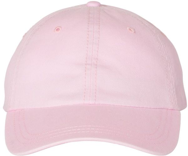 Am image of a Custom Sportsman Pigment Dyed Cap in Pink!