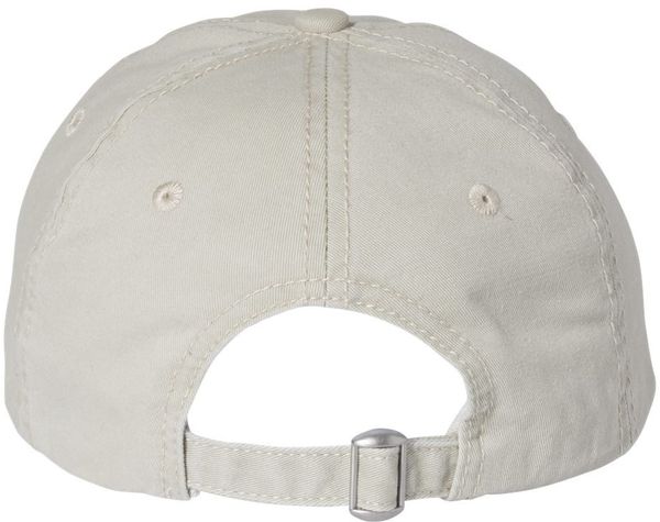 Am image of a Custom Sportsman Pigment Dyed Cap in Stone!