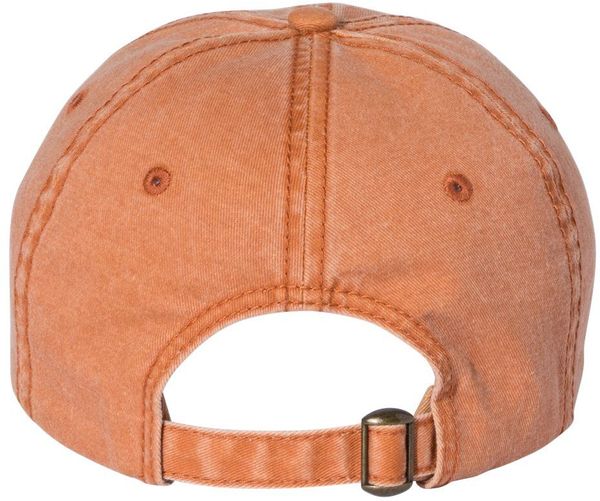 Am image of a Custom Sportsman Pigment Dyed Cap in Texas Orange!